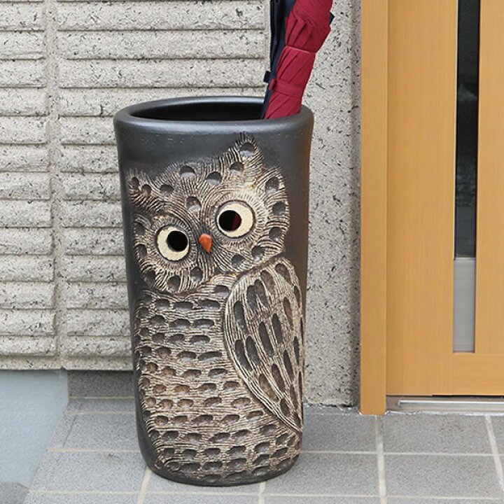 楽天市場】傘立て 陶器傘立て 信楽焼かさたて 和風傘立て 傘入れ 壷 し 