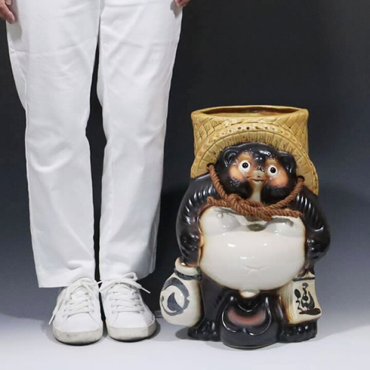 楽天市場】【7月1日限定11%OFFクーポン】傘立て 信楽焼 狸傘立て かさ 