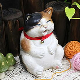 【6月4日20時開始20%OFFクーポン配布中】可愛い表情の猫おきもの 信楽焼ねこ 陶器ネコ ねこ 置物 しがらき 焼き物 ギフト インテリア ok-0025