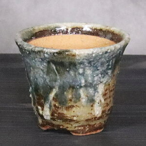 【10月24日20時開始ポイント10倍】山草鉢 手作りの陶器植木鉢 山野草鉢 信楽焼 山草 鉢 しがらき 陶器鉢 植木 やきもの 信楽焼鉢 手づくり 多肉植物 塊根植物 sa-0365