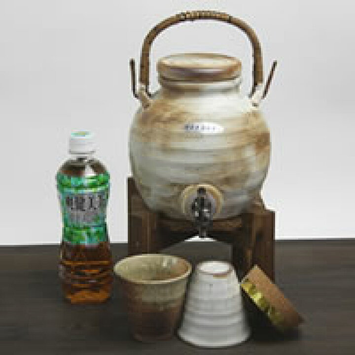 楽天市場】信楽焼 丸型ハケメ焼酎サーバー 陶器サーバー 信楽焼 