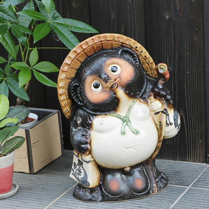 最高級のスーパー 信楽焼 たぬき 13号ふくろう持ち狸 タヌキ 陶器タヌキ たぬき置物 狸 信楽フクロウ狸 Ta 0277 Supplystudies Com
