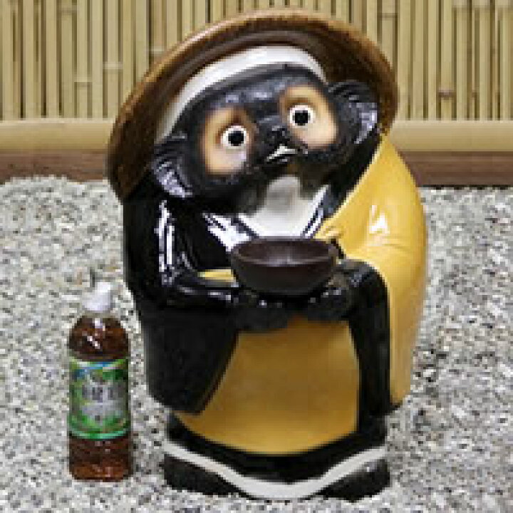 楽天市場】信楽焼 お坊さん狸(鉄鉢) 信楽焼たぬき縁起物タヌキ 陶器 