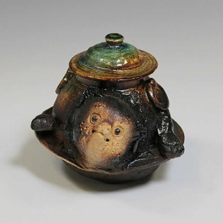 楽天市場】信楽焼 茶釜狸 置物 ぶんぶく茶釜 たぬき 陶器 プレゼント 