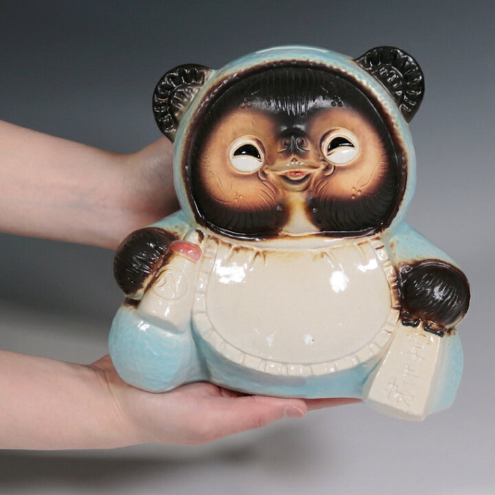 楽天市場】信楽焼 赤ちゃん狸の貯金箱 たぬき 出産祝い 陶器 置物 
