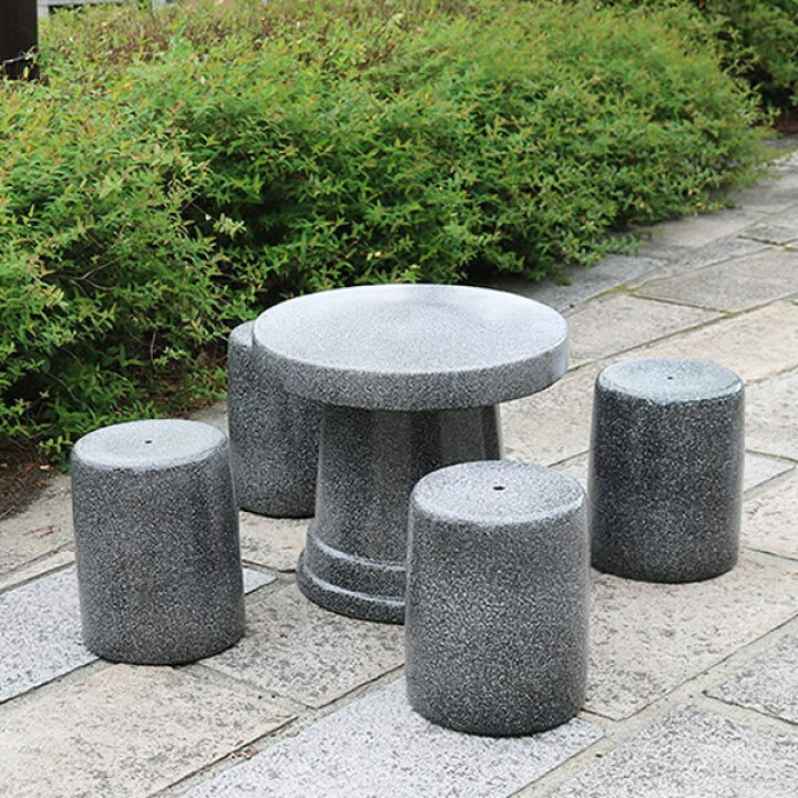 楽天市場】送料無料 20号白斑点信楽焼ガーデンテーブル 陶器テーブル 