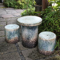 楽天市場】陶器 ガーデンテーブルセットの通販