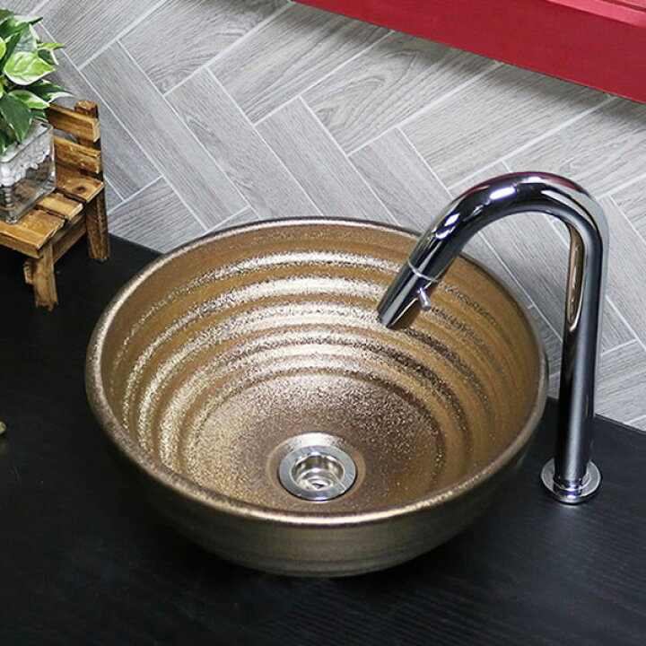 楽天市場】【3月4日20時開始20%OFFクーポン】手洗い鉢 陶器洗面 信楽焼 