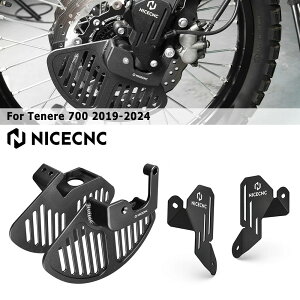 NICECNC ���}�n Tenere700 XTZ700 2019�`2024�Ή� �t�����g�t�H�[�N �u���[�L�f�B�X�N�K�[�h�v���e�N�^�[