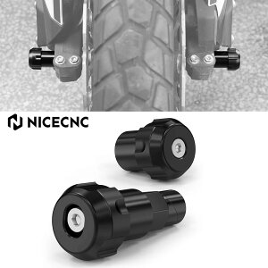 NICECNC �t�����g�z�C�[���t�H�[�N�X���C�_�[ �N���b�V���K�[�h 6061�A���~ POM�� �z���_�p �A�t���J�c�C�� CRF1100L 2020�`2026�Ή�