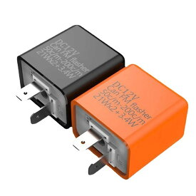 2ピン LEDフラッシャーリレー 調整可能周波数 ウインカーインジケーター