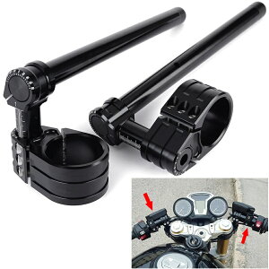 ���b�N HONDA�p CBR600 2005�`2021�Ή� CBR650R CBR 650R 2019 2020 2021 2022�Ή� 48mm �N���b�v�I���n���h�� 295mm 22mm 8����7�C���` �u