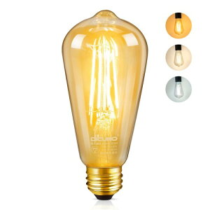 DiCUNO LED�d�� E26���� 60W�`���� ���� ���F �G�W�\���d�� 6W 600lm �t�B�������g�d�� �d���F �����F �����F �S�����^�C�v �����R���Ȃ� ���u���� ���F �ȃG�l PSE�F�؍ς� ST64 1��