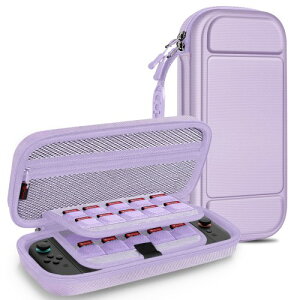 Fintie Switch 2 �P�[�X �L�������O�P�[�X �X�C�b�` 2 2025��p EVA�n�[�h�V�F�� �Q�[���J�[�h ���[�o�b�O ��e�� �ϏՌ� �ی� �����^�ѕ֗�(���C���b�N�p�[�v��)