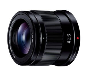 �p�i�\�j�b�N(Panasonic) �P�œ_ ���]�������Y �}�C�N���t�H�[�T�[�Y�p ���~�b�N�X G 42.5mm/ F1.7 ASPH. / POWER O.I.S. �u���b�N H-HS043-K