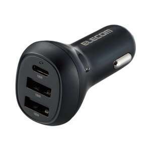 �G���R�� �V�K�[�\�P�b�g �}���[�d USB PD�Ή� �ő�36W 3�|�[�g (USB-C×1 + USB-A×2) 12V/24V���͑Ή� LED�����v�t�� iPhone SE3/SE2/13/12�AiPad�AAndroid �e��Ή� �u���b�N MPA-CCPD06BK