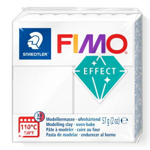 staedtler 8010 014 fimo effect �I�[�u�� �d�� �|���}�[���f�����O�N���C �� ���� �z���C�g 1 x 57 g �u���b�N
