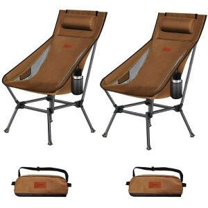DesertFox �A�E�g�h�A�`�F�A 2WAY �L�����v�֎q ���[�`�F�A �y�� ���t�� �n�C�o�b�N �P�i/�Z�b�g�Ǝ��J���̃J�b�v�z���_�[ �ω׏d150kg �R���p�N�g �C�X ���[�^�C�v ���[�ܕt�� �g�ѕ֗� 0098ZG (�u