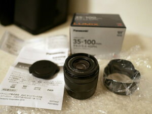 �p�i�\�j�b�N(Panasonic) �]���Y�[�������Y �}�C�N���t�H�[�T�[�Y�p ���~�b�N�X G VARIO 35-100mm/F4.0-5.6 ASPH./MEGA O.I.S. �u���b�N H-FS35100-K