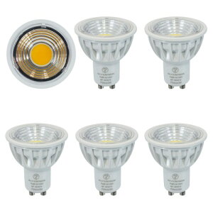 Aiwode 5.5W LED�d�� 550lm 60W�`�n���Q���d������ GU10���� �����s��90�x�L�pLED �X�|�b�g���C�g�A�����F6000k�A95Ra���F�� .(5�Z�b�g)...