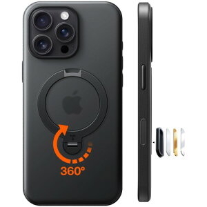 TORRAS iPhone 16 Pro Max �p �P�[�X���@�\��́E360°�V��_��]�X�^���g? Magsafe�Ή� �J�����R���g���[���z?�^�� ���ϋv�� �ϏՌ� �Z?���}�C���X�^���g? �����N? �c�����Ή� �}�N?�l�b�g���� �}���[