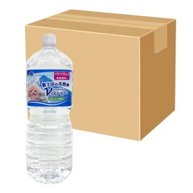アース・ペット 富士山の天然水 Vウォーター 2L×6個セットまとめ買い 犬猫用 軟水 水分補給 防災備蓄 災害 介護 ミネラルウォーター 国産