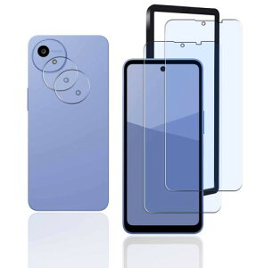 WHskyee�u���[���C�g�J�b�g 2+2���Z�b�g+�K�C�h�g �Ή� Aquos wish 5 �K���X�t�B���� + �J�����t�B���� ���{���Ɏq �d�x9H Aquoswish 5 �����K���X �t�� �ی�t�B���� 3D Touch�Ή� �����ߗ� �d�x9H �����K