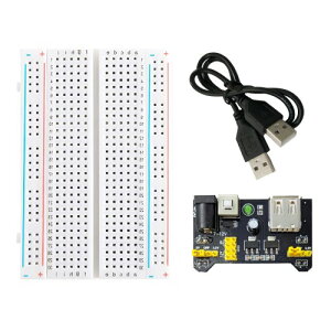 �T���R�X 400�^�C�|�C���g �d�����W���[���t �u���b�h�{�[�h 400�� �S���e�[�v�t�� �~�j�u���b�h�{�[�h �d�q�H��p arduino�p (3�Z�b�g�CC)