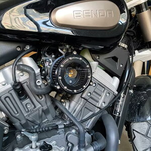 �G�A�t�B���^�[ Benda BD300 Keeway V-Cruise 125 V302C�Ή� �r���e�[�W �G�A�N���[�i�[ �A���~�� �u���b�N