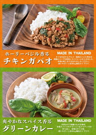 本場タイの味　チキンガパオ・グリーンカレーセット　計14食（チキンガパオ×6食・グリーンカレー×8食）惣菜 お惣菜 タイ料理 多国籍料理 冷凍 簡単 時短 簡単調理 電子レンジ 冷凍食品