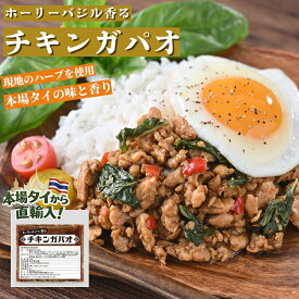 ホーリーバジル香る チキンガパオ　2食入（100g×2）　タイ料理 おかず 簡単調理 時短 手軽 アレンジ自在