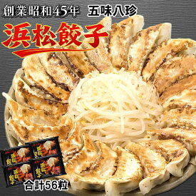 ＼ケンミンショーで紹介されました！／五味八珍 浜松餃子 56個(14個×4袋) ギョーザ 冷凍食品 送料無料 冷凍餃子 お中元 お歳暮 冬ギフト 中華 惣菜 ぎょうざ お取り寄せ グルメ ギフト 食品 ご当地 ケンミンショー テレビ 人気 母の日 父の日 静岡県　県民グルメ