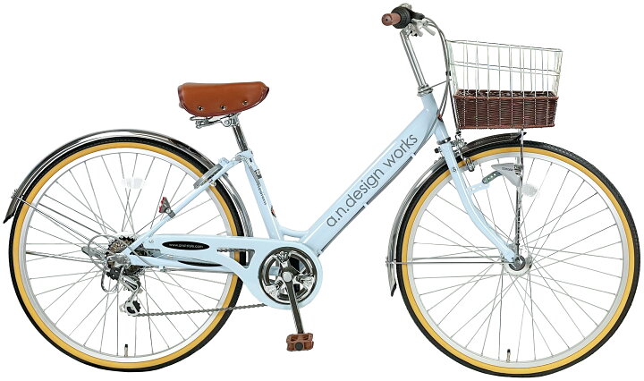 中古自転車1385 美品 購入2年 低使用 26インチ 3段ギヤ LED 