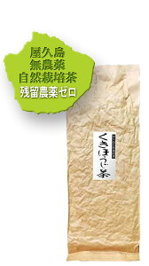 水出し くき ほうじ茶 (100g×1) ポッキリ 1000円 無農薬 無化学肥料 残留農薬 飛散農薬 ゼロ 屋久島 自然栽培 冷温共用 緑茶