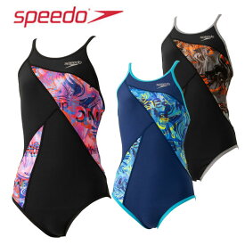 スピード レディース トレーニング水着 ワープウェーブターンズスーツ (レディース/練習用/ワンピース) STW02205 女性用 長持ち 練習用