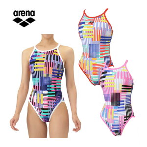 アリーナ レディース トレーニング水着 トレーニングワンピース(オープンバック)AS5FWM11L 女性用 タフスーツ 長持ち 練習用