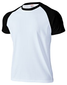 ウンドウ wundou P-1000-2 オールスポーツ Tシャツ 超軽量ドライラグランTシャツ Wxブラック