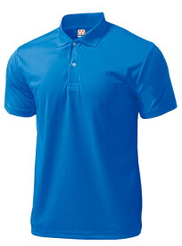 ウンドウ wundou P-335 オールスポーツ ポロシャツ ドライライトポロシャツ ブルー