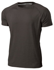 ウンドウ wundou P-710 フィットネス Tシャツ フィットネスTシャツ チャコールGMIXB