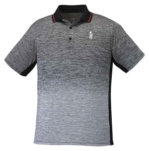 ゴーセン GOSEN T1950 テニス・バドミントン アパレル ユニ ゲームシャツ ブラック