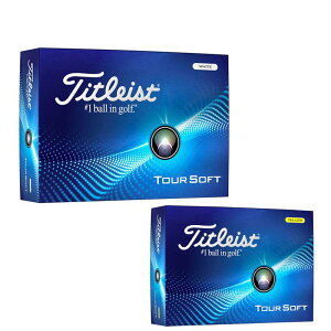 2024モデル タイトリスト TITLEIST TOUR SOFT ツアーソフト ゴルフボール
