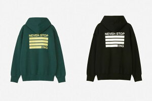 UEm[XEtFCX lo[Xgbv ACGkW[ t[fBijZbNXj NEVER STOP ING Hoodie