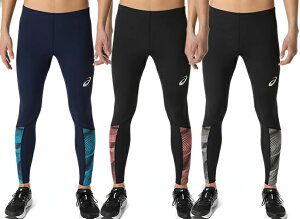 アシックス グラフィックロングタイツ 陸上 ランニング