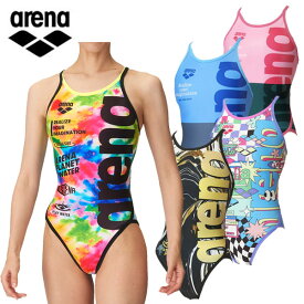 アリーナ レディース トレーニング水着 トレーニングワンピース（オープンバック）AS4FWM15W 女性用 タフスーツ 長持ち 練習用