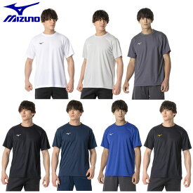 ミズノ ナビドライTシャツ 半袖・丸首 限定 トレーニングシャツ 32MA1190