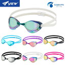 ビュー スイムゴーグル ブレード ミラーノンクッションタイプ SWIPE スワイプ V122ESAM【GOGGLE】
