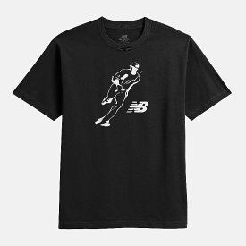 ニューバランス メンズ 半袖 大谷翔平 グラフィックショートスリーブ Tシャツ BK ブラック インポートサイズ MT43717