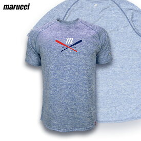 ポイント10倍 マルチ marucci CROSSOVER HEATHERED TEE 半袖Tシャツ MAMRLTCB (RB)ロイヤルブルー