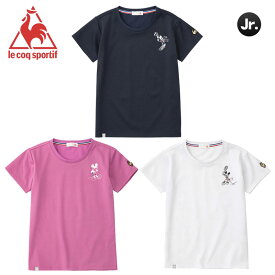 ルコック ディズニーコラボ ミッキー ジュニア用 半袖Tシャツ QMJPJA02DI