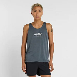�j���[�o�����X �V���O���b�g Athletics Reflective Graphic Singlet �����j���O �}���\�� �g���[�j���O
